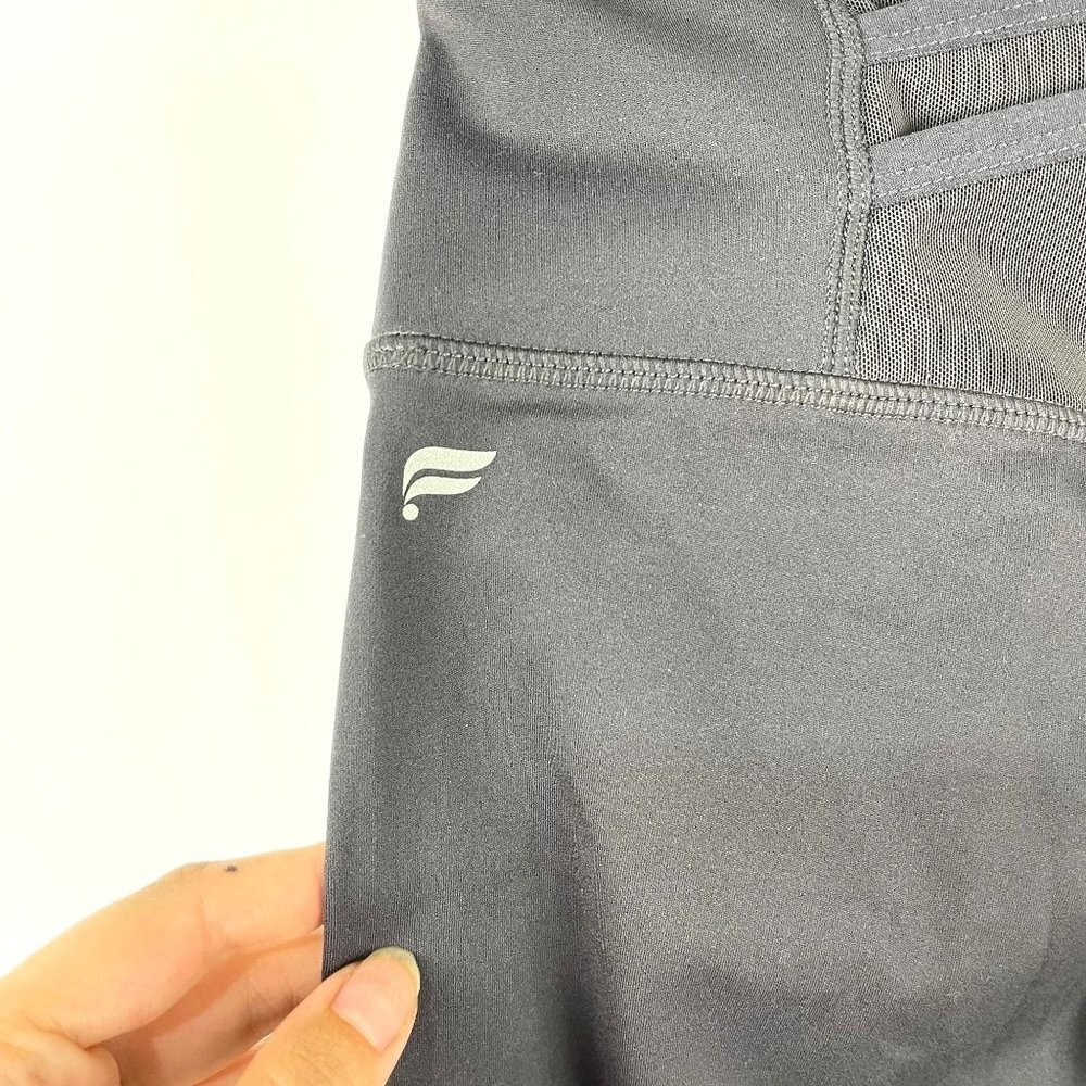 Fabletics Leggings Crisscross Pocket Back in Gray Size XS - Picture 4 of 7